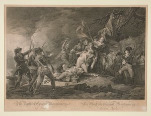 The Death of General Montgomery of Quebec by Christian Wilhelm Ketterlinus