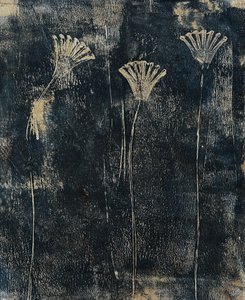 Teal Flowers by Christina Misuro