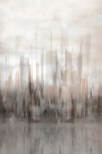 Abstract City Reflection by Christina Sillen