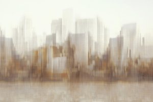 Abstract City Reflections by Christina Sillen