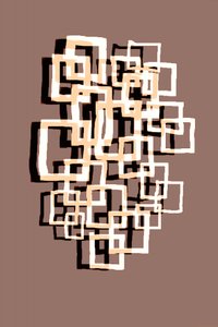 Overlapping Geometric Squares