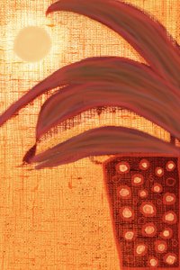 Sunny Desert Plant by Christina Sillen