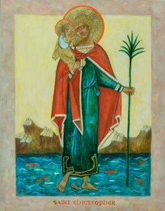 Saint Christopher Icon