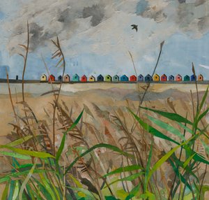Beach Huts, 2023 by Christine McKechnie
