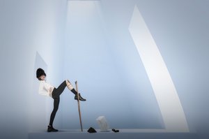 Conceptual Figure Striking Pose