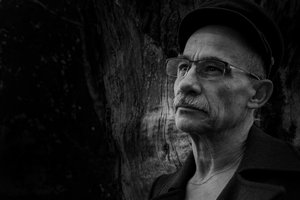 Contemplative Man Portrait