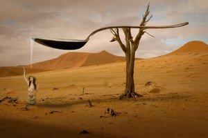 Desert Water Blessing by Christine von Diepenbroek