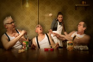 Family Dinner Chaos by Christine von Diepenbroek