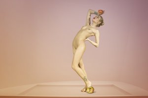 Graceful Nude Balance