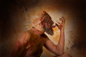 Intense Bearded Expression by Christine von Diepenbroek