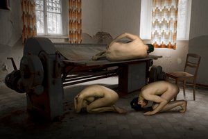 Nude Figures Industrial Decay