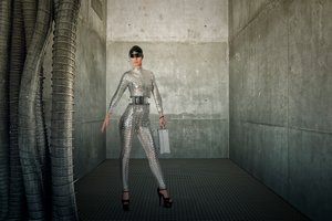Sleek Futuristic Woman