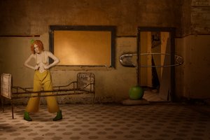 Surreal Clown Woman
