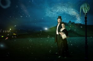 Surreal Couple and Octopus by Christine von Diepenbroek