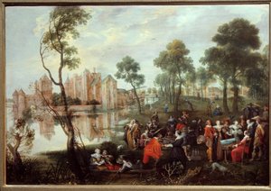 Snack in a Gallant Scene Park