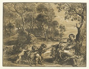 Rest on the Flight into Egypt by Christoffel Jegher