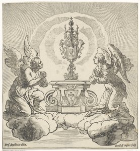 Two Angels Adoring the Host by Christoffel Jegher
