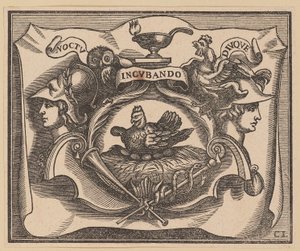 Vignette for the Title Page of C. Peregrino, Principes Hollandiae et Zelandiae by Christoffel Jegher after Sir Peter Paul Rubens