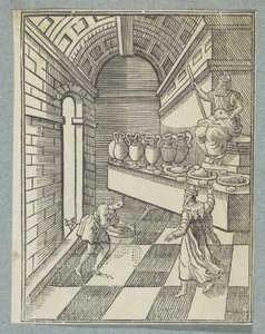 Daniel Scatters Ashes on the Temple Floor