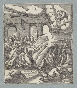 Cry for Help of Israelites Heard by God the Father by Christoffel van Sichem (II)