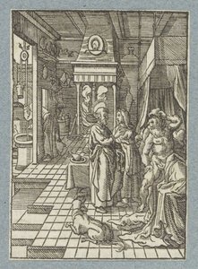 Peter Heals Aeneas by Christoffel van Sichem (II)