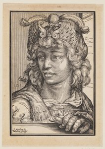 Bust of a Young Man with Feathered Cap