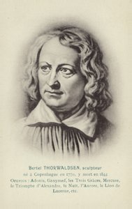 Bertel Thorvaldsen, Danish Sculptor by Christoffer Wilhelm Eckersberg
