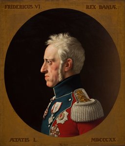 Portrait of Frederick VI of Denmark 1768-1839, 1839
