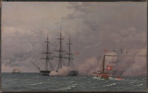 The Harbour of Copenhagen the 1st of May 1832 by Christoffer Wilhelm Eckersberg