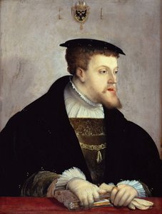 Portrait of the Emperor Charles V by Christoph Amberger