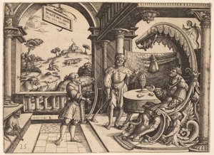 David Playing the Harp before Saul by Christoph Bockstorfer