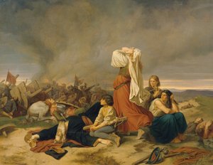 The Battle of Lipany 1434 by Christoph Christian Ruben