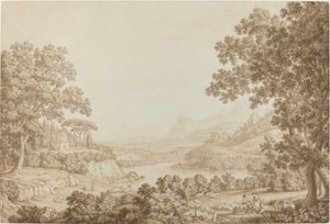 Arcadian Landscape with a Mausoleum