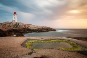 Coastal Lighthouse Sunset