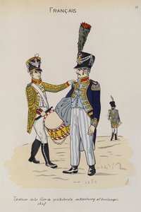 A Drummer and Master Baker of the Prefectural Guard of Hamburg, c.1806