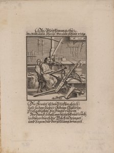The Wind Instrument Maker by Christoph Weigel the Elder