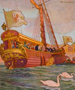 Pleasure Yacht by Christophe (1856 1945)
