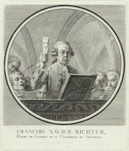 Portrait of the Composer Franz Xaver Richter by Christophe Guerin