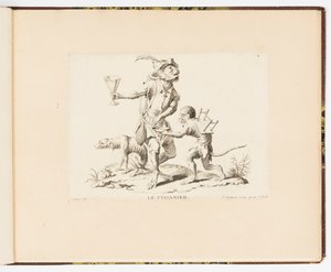 Plate 4, La Ptisanier (The Herbal Tea Seller), Monkey Antics or Different Actions of Human Life Represented by Monkeys
