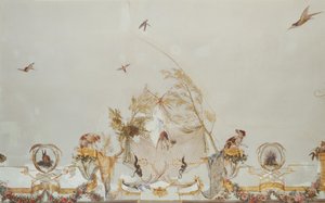 The Grande Singerie (detail) by Christophe Huet
