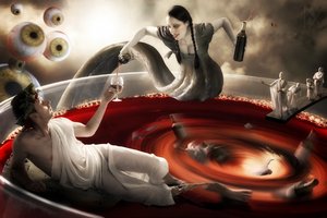Dark Wine Fantasy by Christophe Kiciak