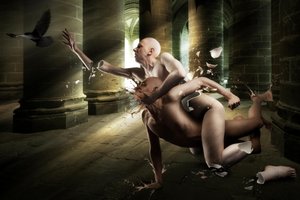 Shattering Figures Conflict by Christophe Kiciak