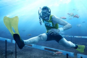 Underwater Hurdle Race