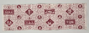 Strip of Copperplate Printed Cotton by Christophe Philippe Oberkampf