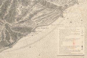 A New Philosophico Chorographical Chart of East-Kent by Christopher Packe