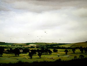 An English Landscape by Christopher Richard Wynne Nevinson