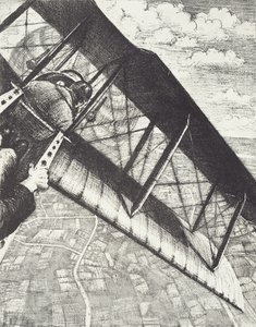 Banking at 4000 feet, c. 1918