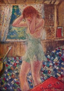 In The Caravan by Christopher Richard Wynne Nevinson