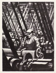 Making the Engine by Christopher Richard Wynne Nevinson