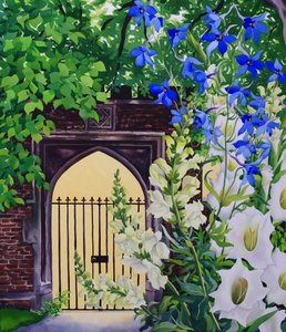 Flowers by a Sunlit Gateway, 2008